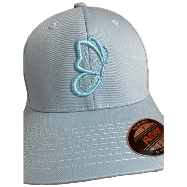 Butterfly 3D Puff Embroidery Hat