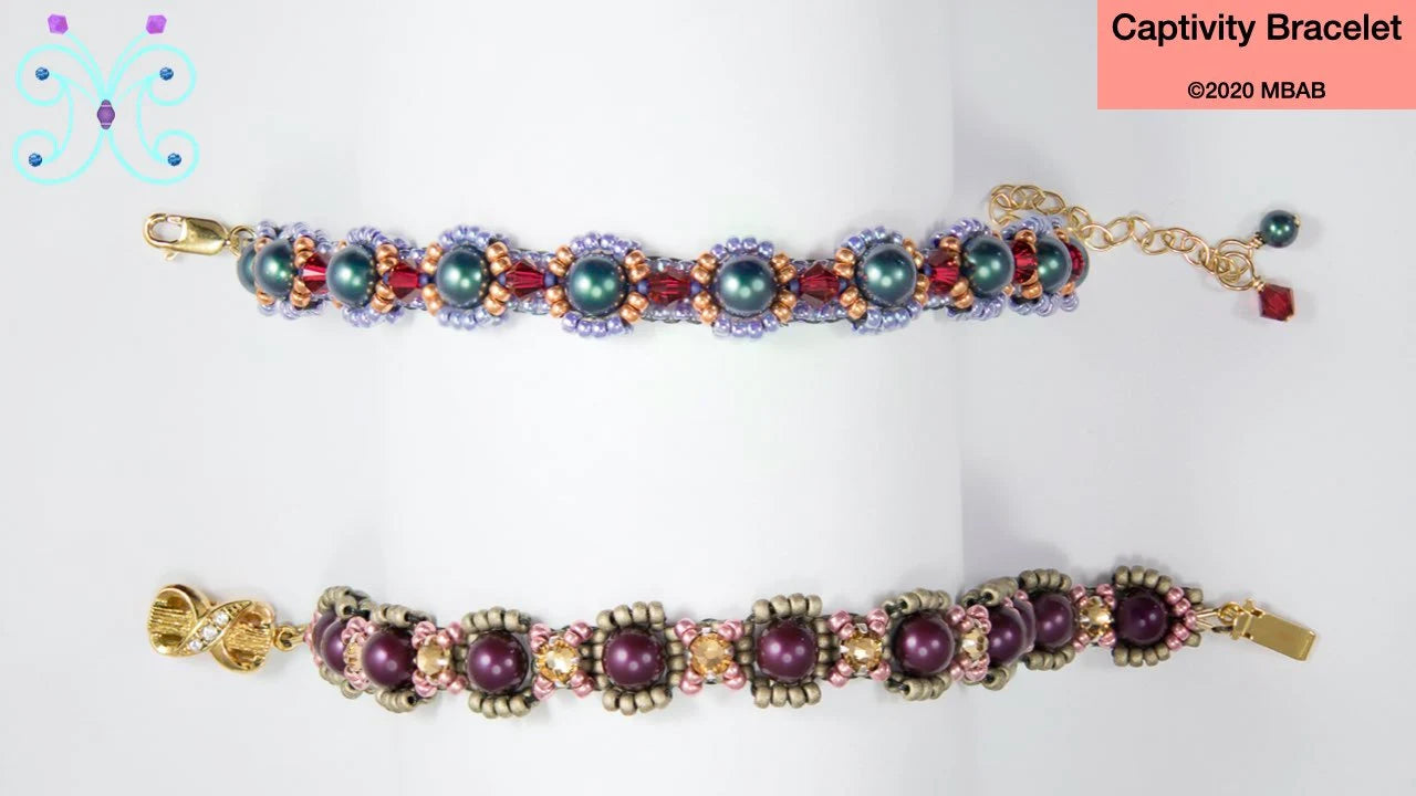 Beading Pattern to make the Captivating Bracelet PDF (Instant Download)