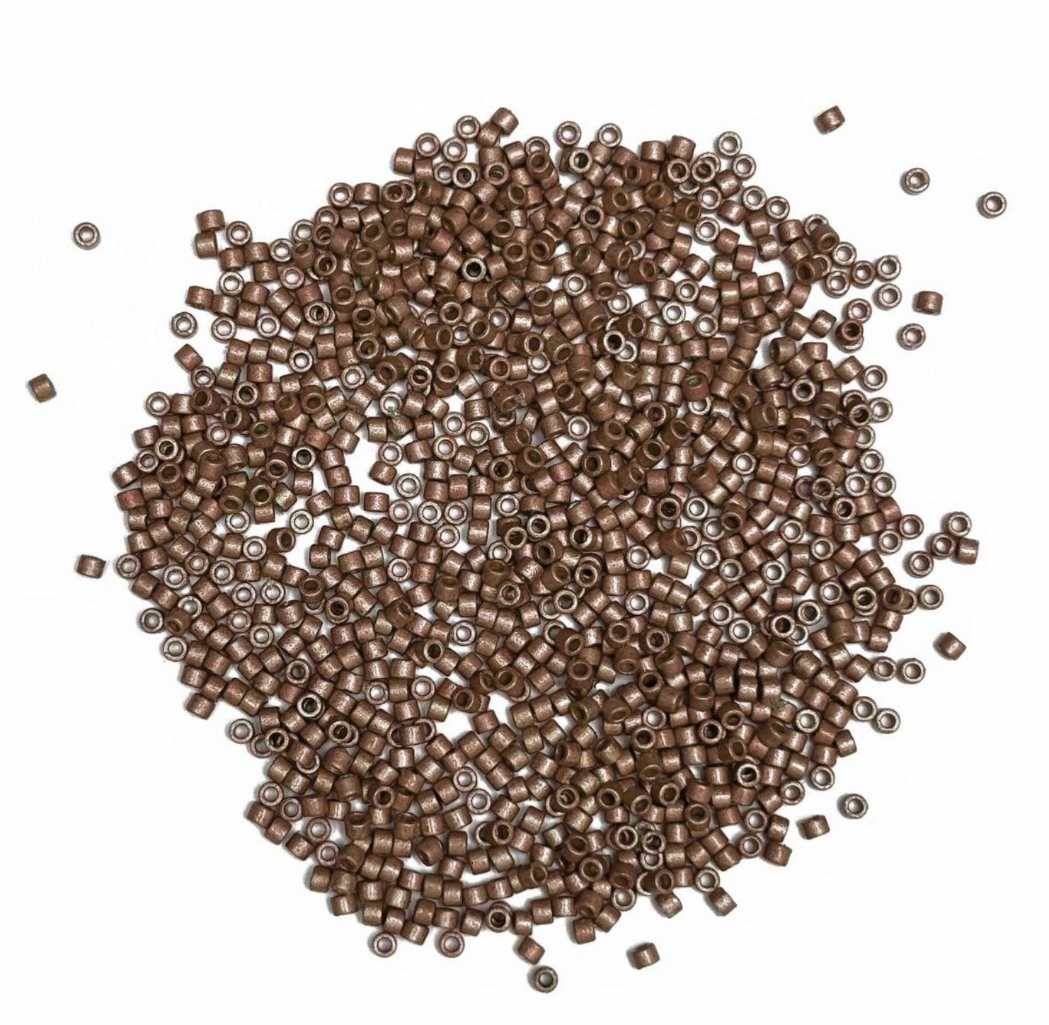 11/0 Delica Duracoat Galvanized Matte APPRX 10G