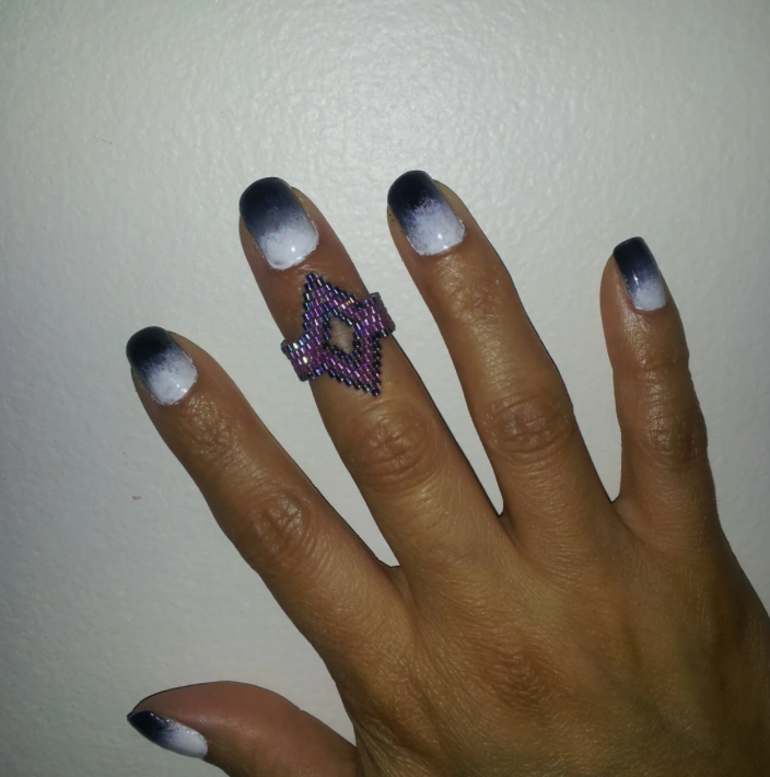 Beading Pattern to make the  Above the Knuckle Ring PDF (Instant Download)