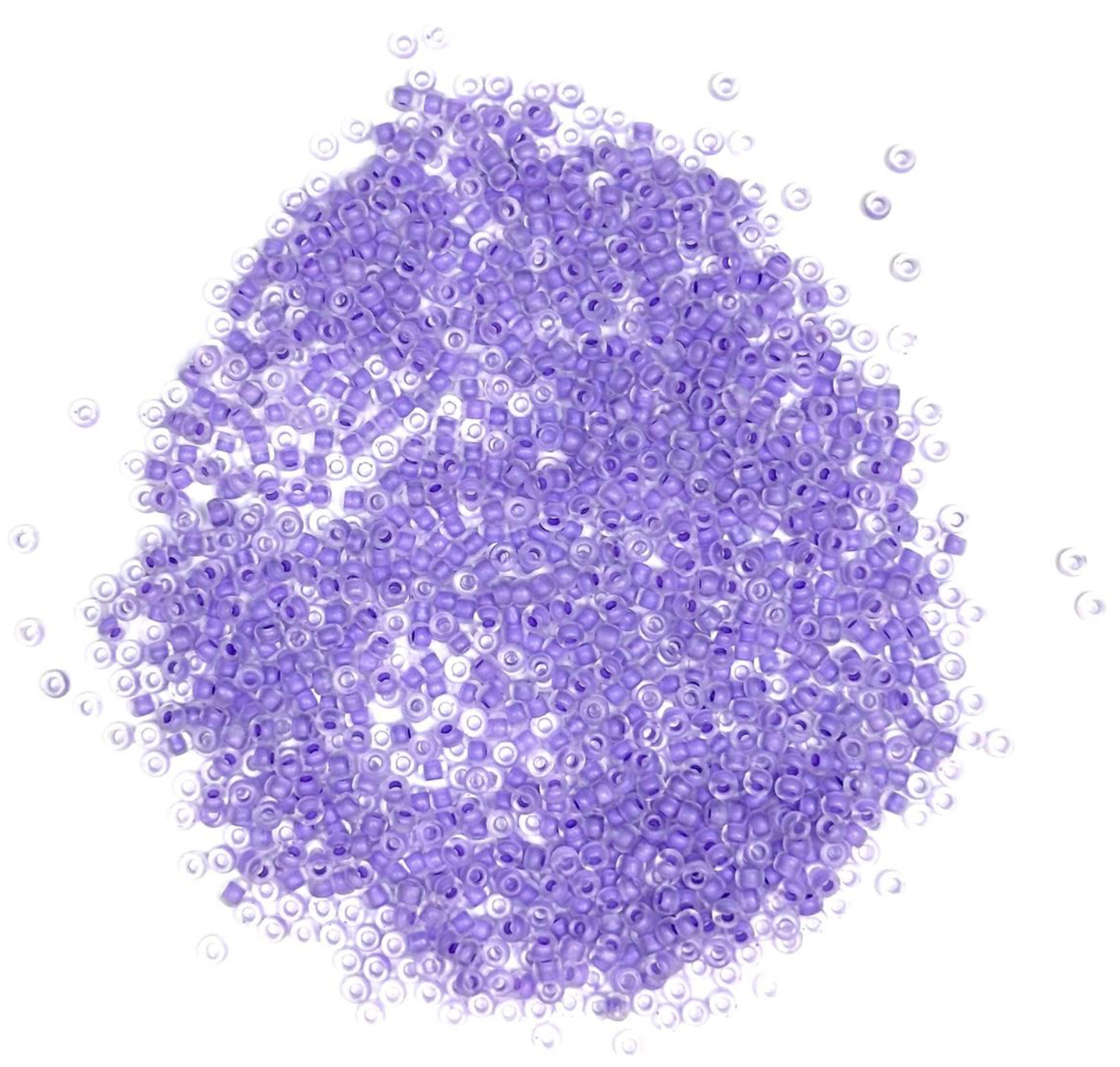 11/0 Semi Matte Lilac Lined Crystal