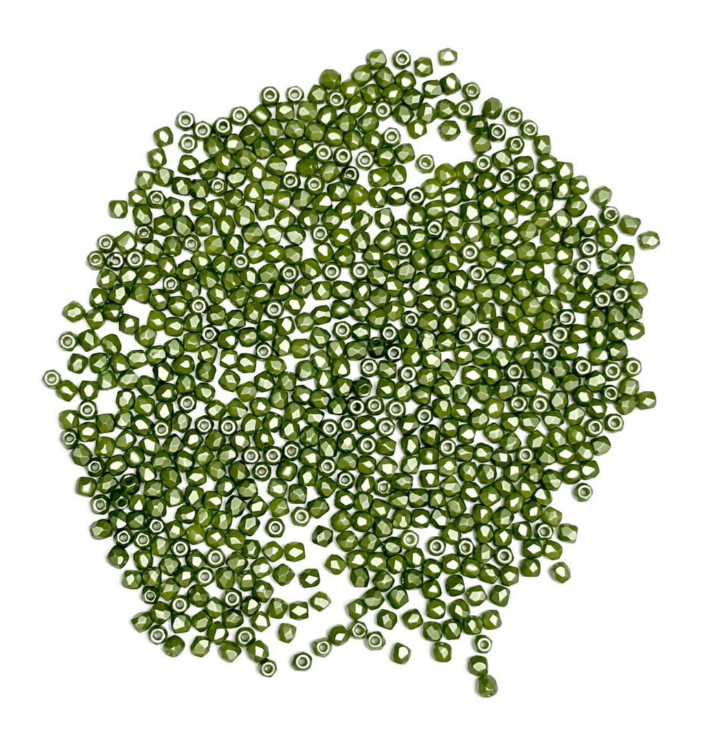 Fire Polish True 2mm 50 PCS