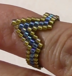 Beading Pattern to make the Fingertip Above the Knuckle Ring PDF (Instant Download)