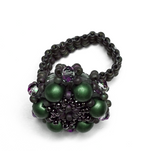 Beading Pattern to make a Round Duo Ring PDF (Instant Download)