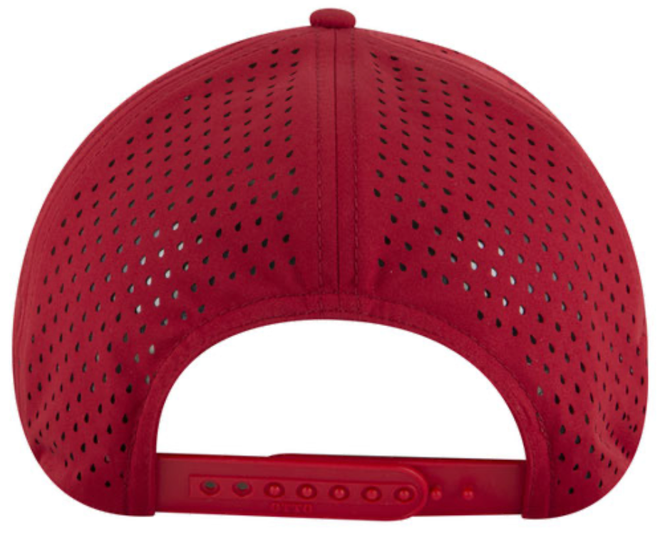 T8 Stretchable Polyester Twill / Water-Drop Perforated Back