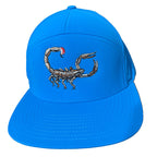 Scorpion Embroidered Hat Water Resistant Structured Seven Panel