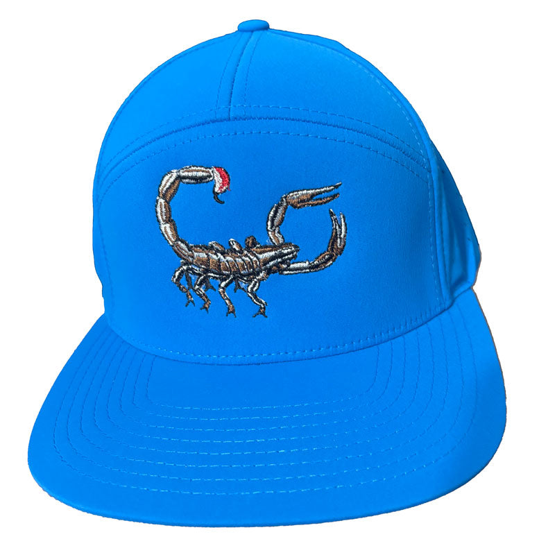 Scorpion Embroidered Hat Water Resistant Structured Seven Panel